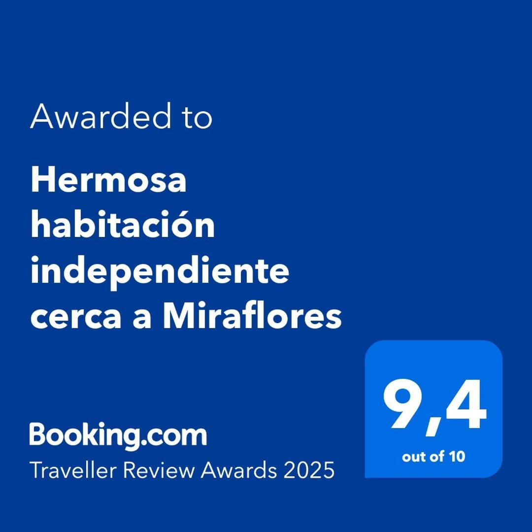 Hermosa Habitacion Independiente Cerca A Miraflores Лима Экстерьер фото